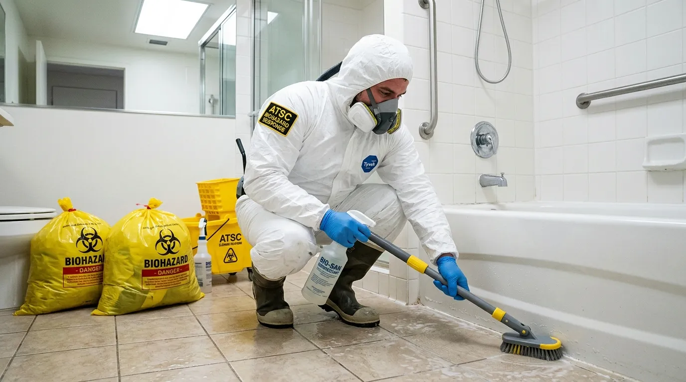 Decontamination equipment deployed for Blood Cleanup in East Lake